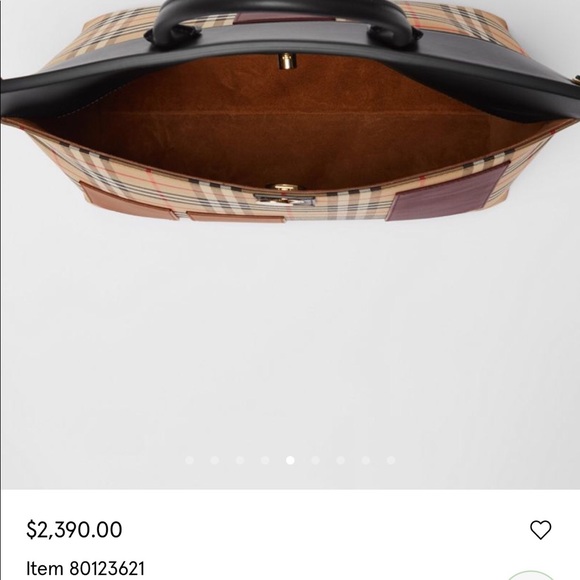 Sold NWT Burberry Society Handbag - Picture 7 of 8